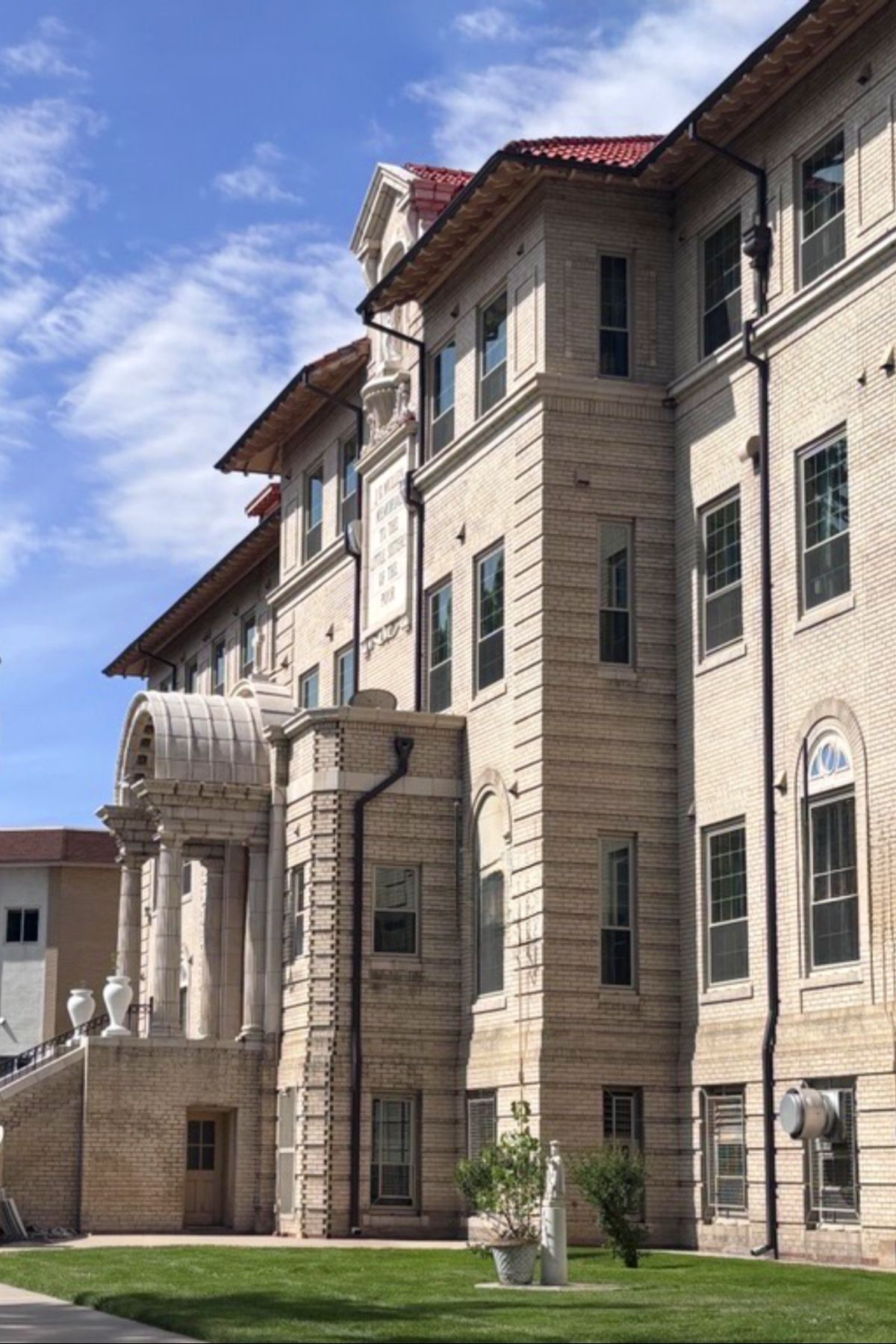 side view of entrance updated portrait