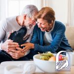 mullen residences at the highlands couple with dog