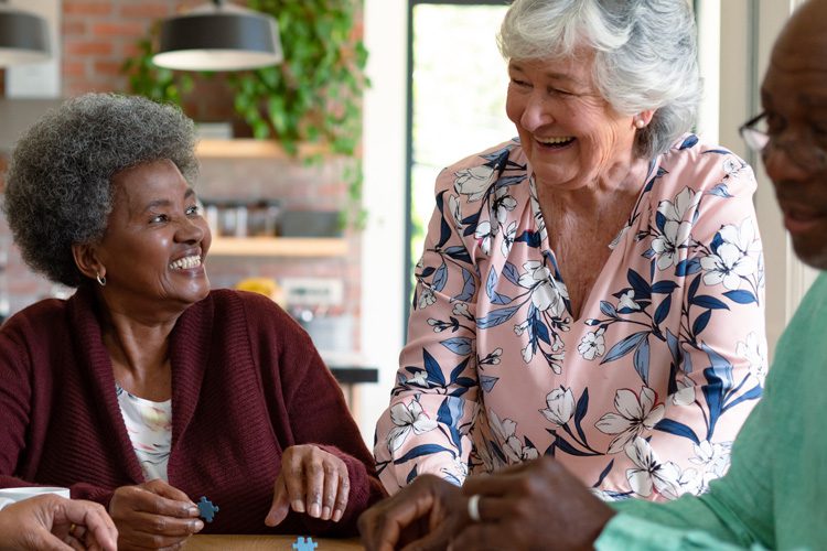 mullen residences older adults socializing