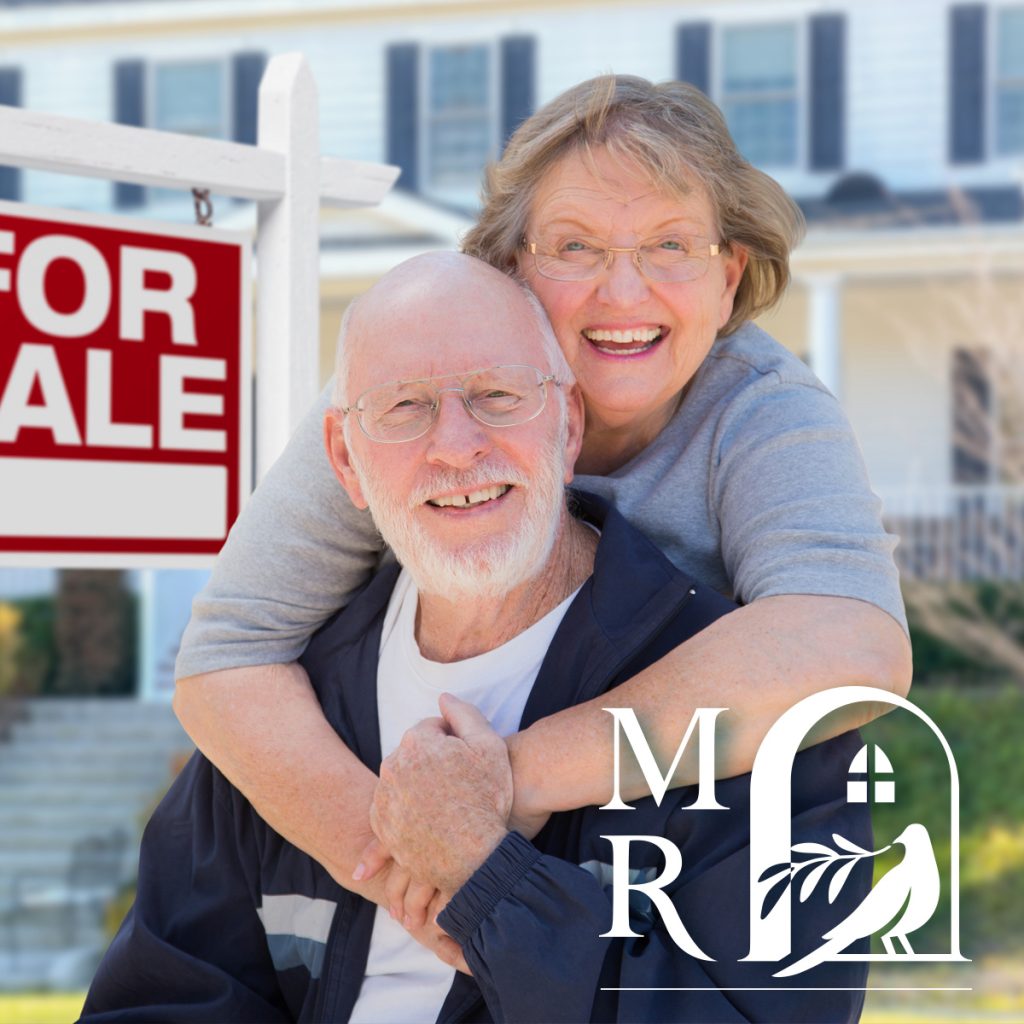 mullen residences at the highlands senior couple by for sale sign