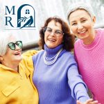 mullen residences at the highlands three smiling women